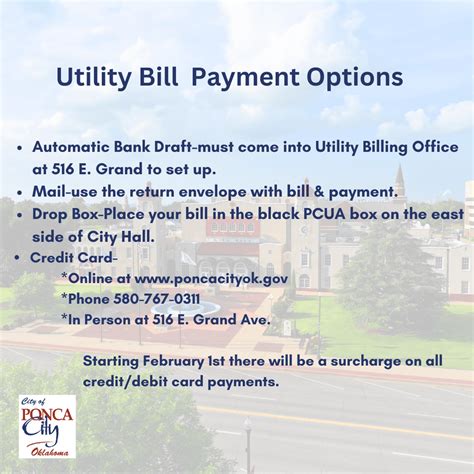 ponca city utilities|ponca city online bill pay.